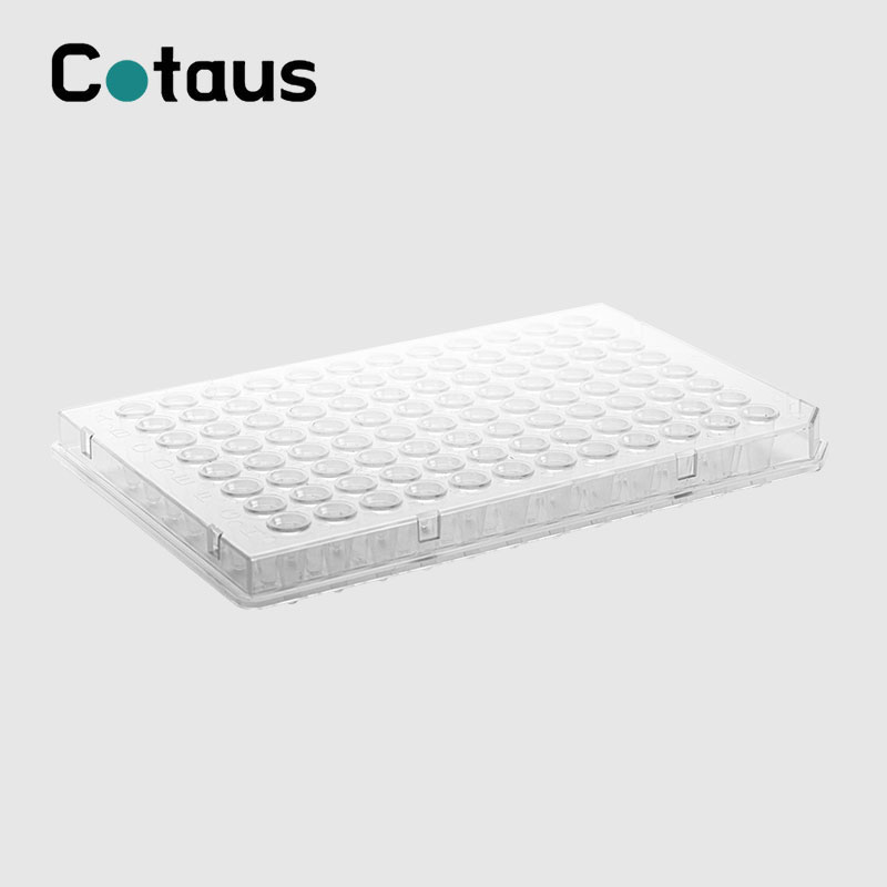 96 Well 0,1ml Transparent Halvskjørt PCR-plate